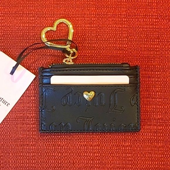 Juicy Couture Handbags - Juicy Couture Black Card Case Wallet